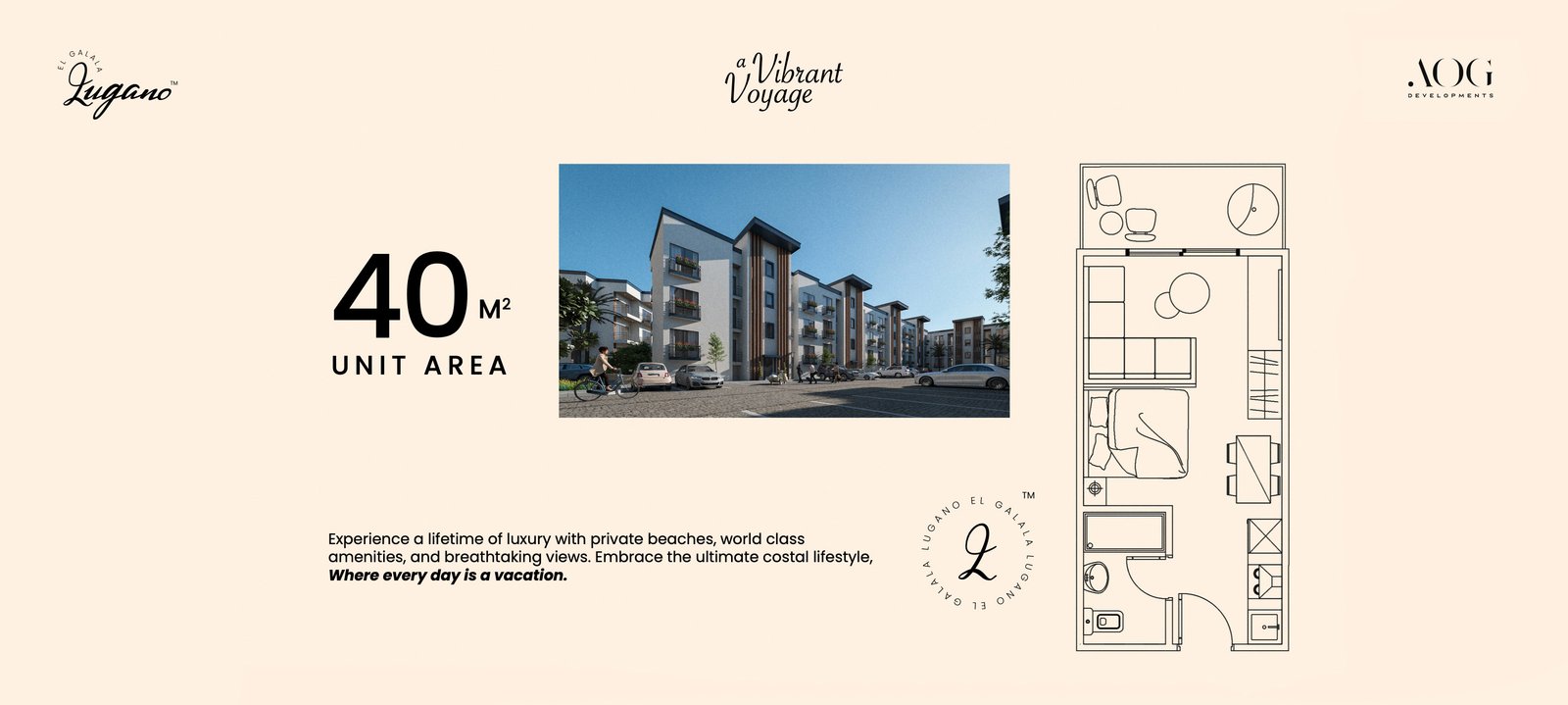 Chalet 40m