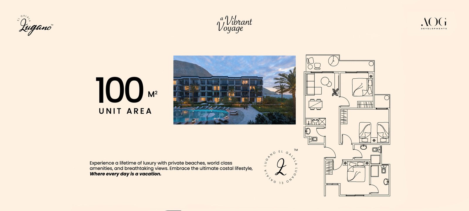 Chalet 100m